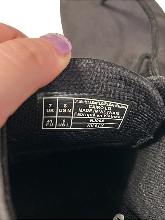 Dr. Martens Cairo Lo Canvas Oxford Shoes Black Men’s 8 / Women’s 7 main image 5